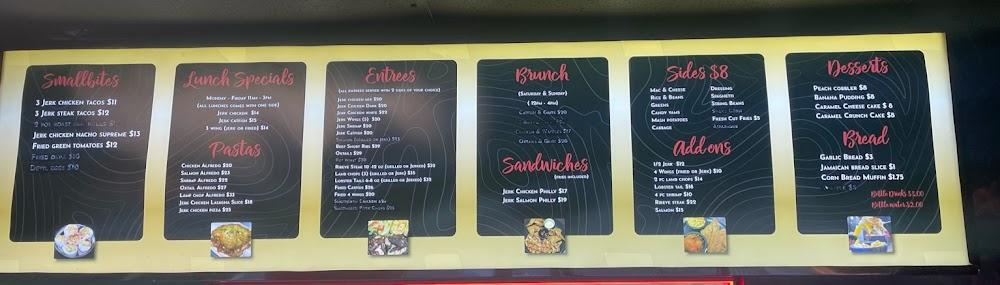 Jordan Jerk Palace III Menu image 2